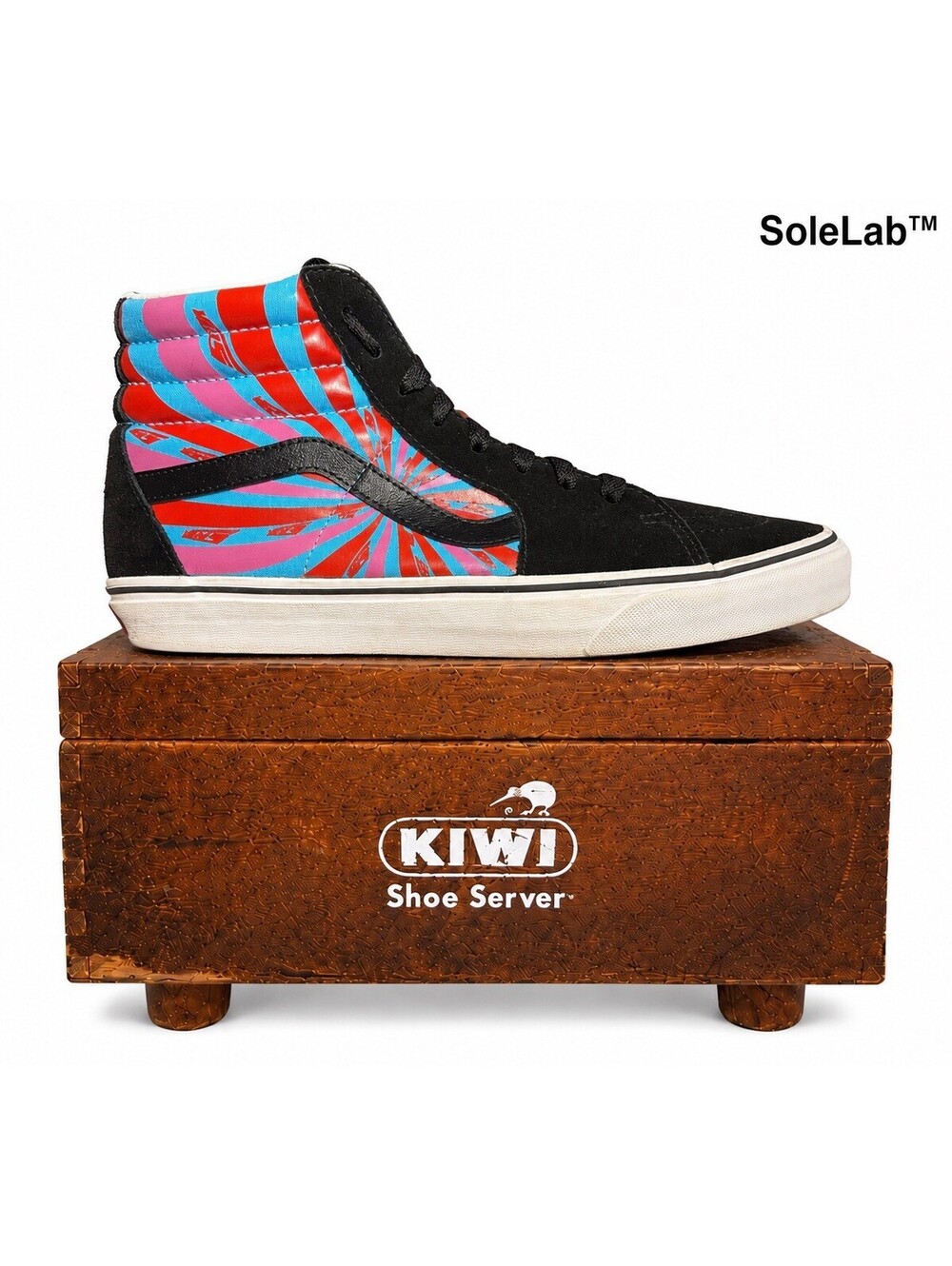 Title: Vans Sk8-Hi Retro Mart Psychedelic Sunburst Black Pink Blue Men’s 10